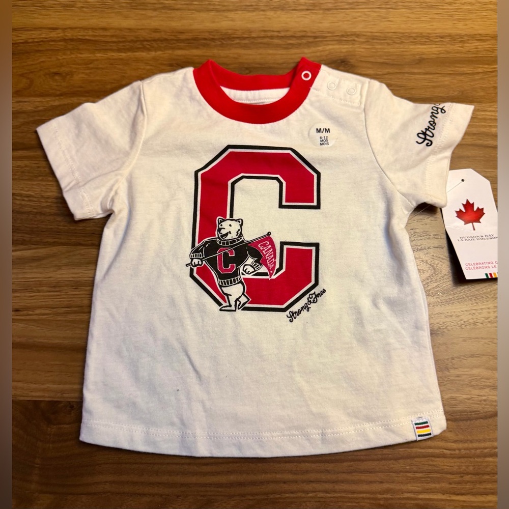 Hudson's Bay Company 6-12 month 'Canada Strong and Free' Tee